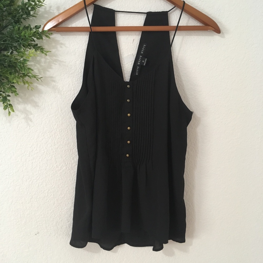 Hyfve Hyfve Hyfve Black Tank Top